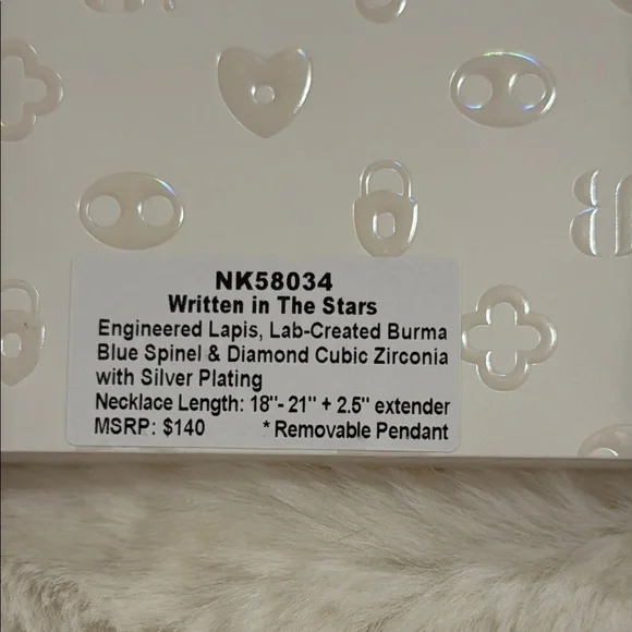 Luxe Layers Silver and Blue Star Charm Necklace - Picture 3 of 3